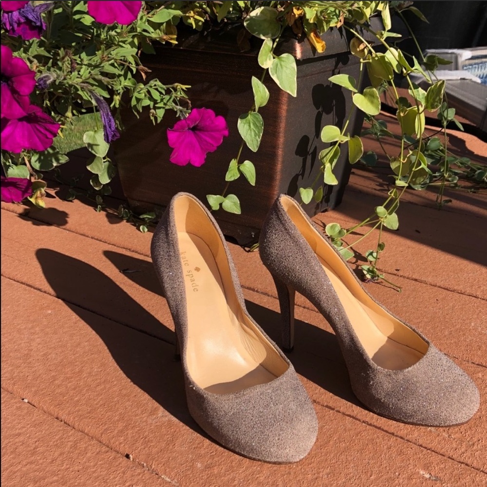 KATE SPADE ♠️ KAROLINA GLITTER HEELS
